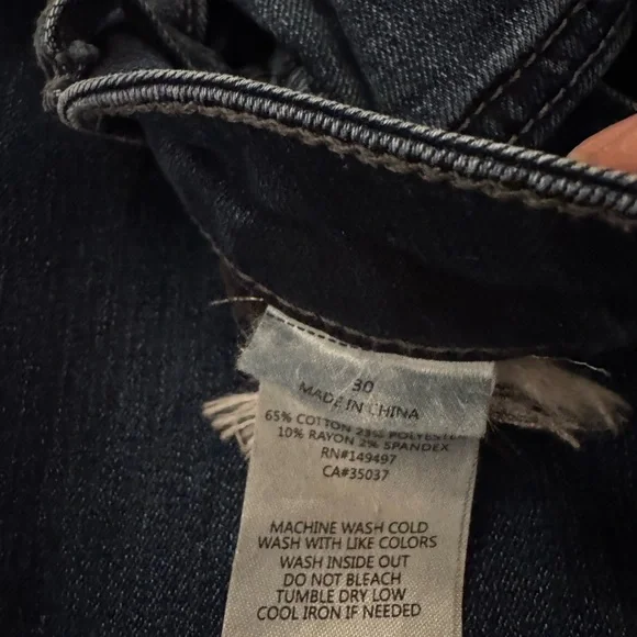 Joe's Jeans Women's Dark Blue Skinny Jeans - Picture 5 of 6